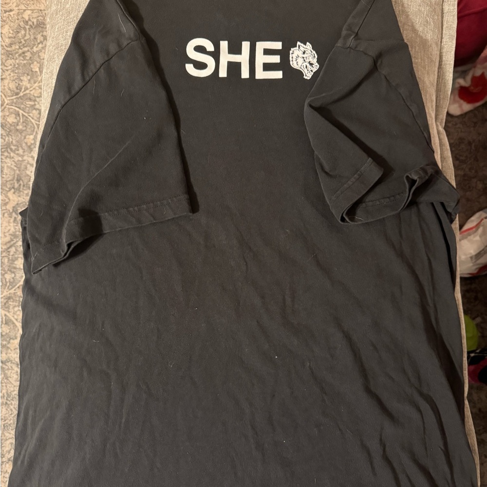 Darc Sport Black Short Sleeve Tee with SHE Logo